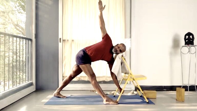 Parivrtta Trikonasana: a Gentle Entry