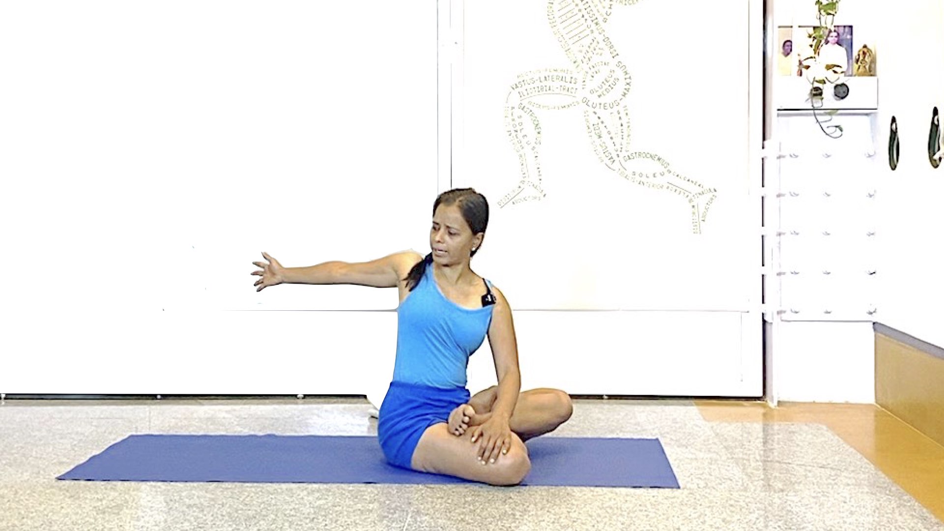 Virabhadrasana1: The Twist and the Backarch in the Standing Asana