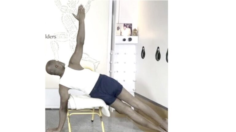Arms and Shoulder Connections in  Anantasana, Vasisthasana – Alternatives for a Gentle Approach
