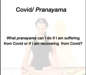 Pranayama and covid recovery