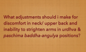 Neck strain when taking arms back or lifting arms overhead